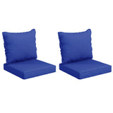 Outsunny 4-Piece Patio Chair Cushion and Back Pillow Set, Seat Replacement Patio, Cushions Set for Outdoor Garden Furniture