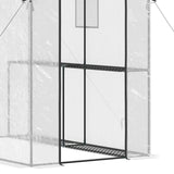 Outsunny 47" x 73"x 75" Walk-in Greenhouse, Outdoor Portable Plant Flower Growing Warm House