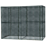 Outsunny 94.5" x 47.25" x 72.75" Walk-in Greenhouse with High-Quality HDPE Cover & 2 Zippered Doors for Plants/Herbs
