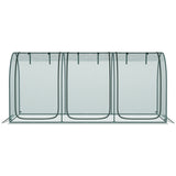 Outsunny 9' x 4' Crop Cage, Plant Protection Tent with Three Zippered Doors, Storage Bag and 6 Ground Stakes