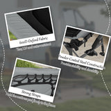 Camping Cot for Adults,Folding Bed with Soft Padded Cushions & Headrest,180° Adjustable Reclining Lounger