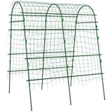 Outsunny Cucumber Trellis, 6.8' Tall Arch Trellis for Climbing Plants Outdoor, A-Frame