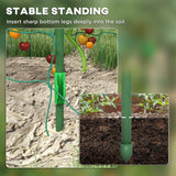Outsunny Cucumber Trellis, 6.8' Tall Arch Trellis for Climbing Plants Outdoor, A-Frame