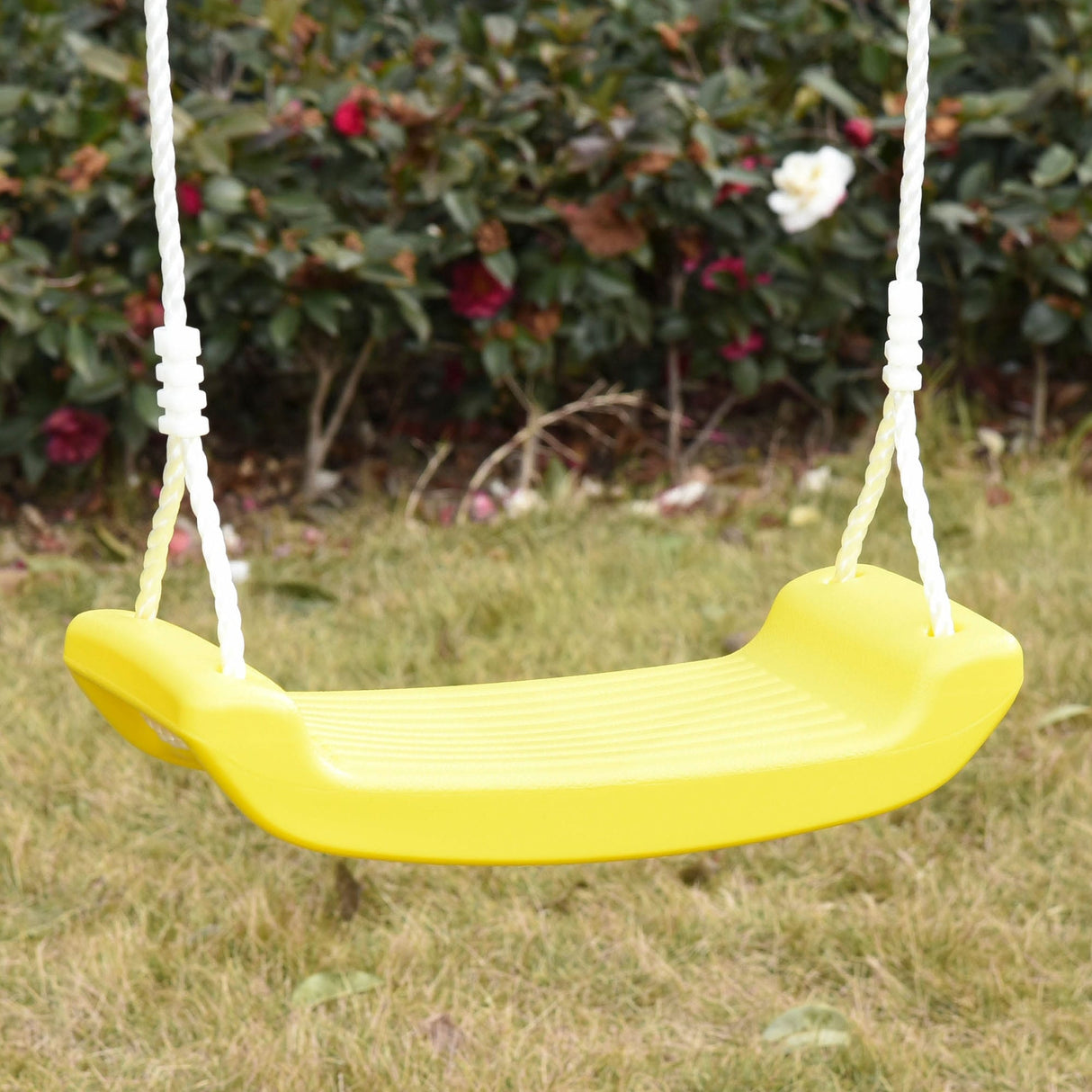 Outsunny Outdoor Swing Set for Backyard with 2-Person Swing and 2 Swings, Playground Equipment Outdoor Playset