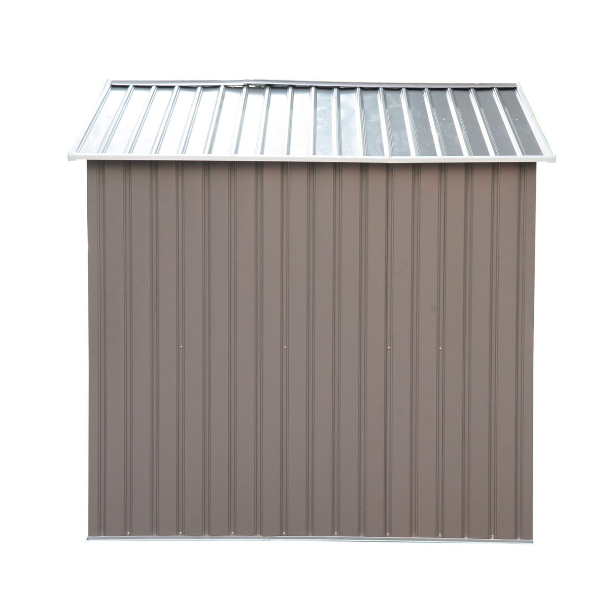 Outsunny 9'x6' Metal Outdoor Backyard Garden Utility Storage Tool Shed with Large Design & Weather-Resistance, Grey