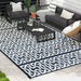 Outsunny Reversible Outdoor Rug, 9' x 18' Waterproof Plastic Straw Floor Mat, Portable RV Camping Carpet - 9' x 18'