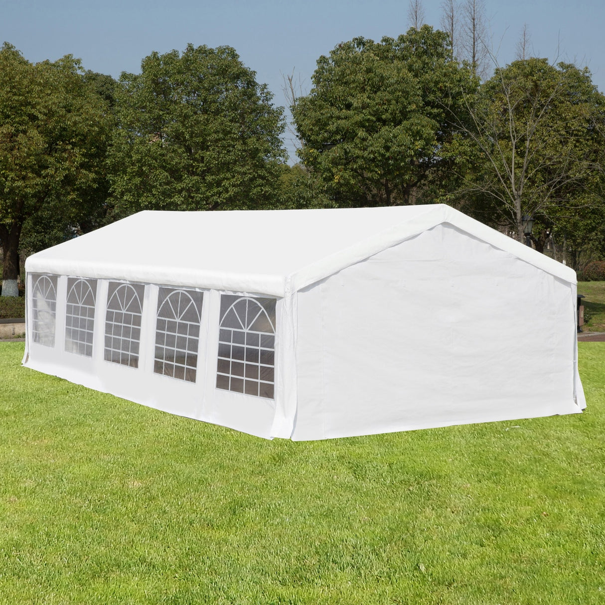 Outsunny 16' x 32' Heavy Duty Party Tent, Large Canopy Tent, Event Tent