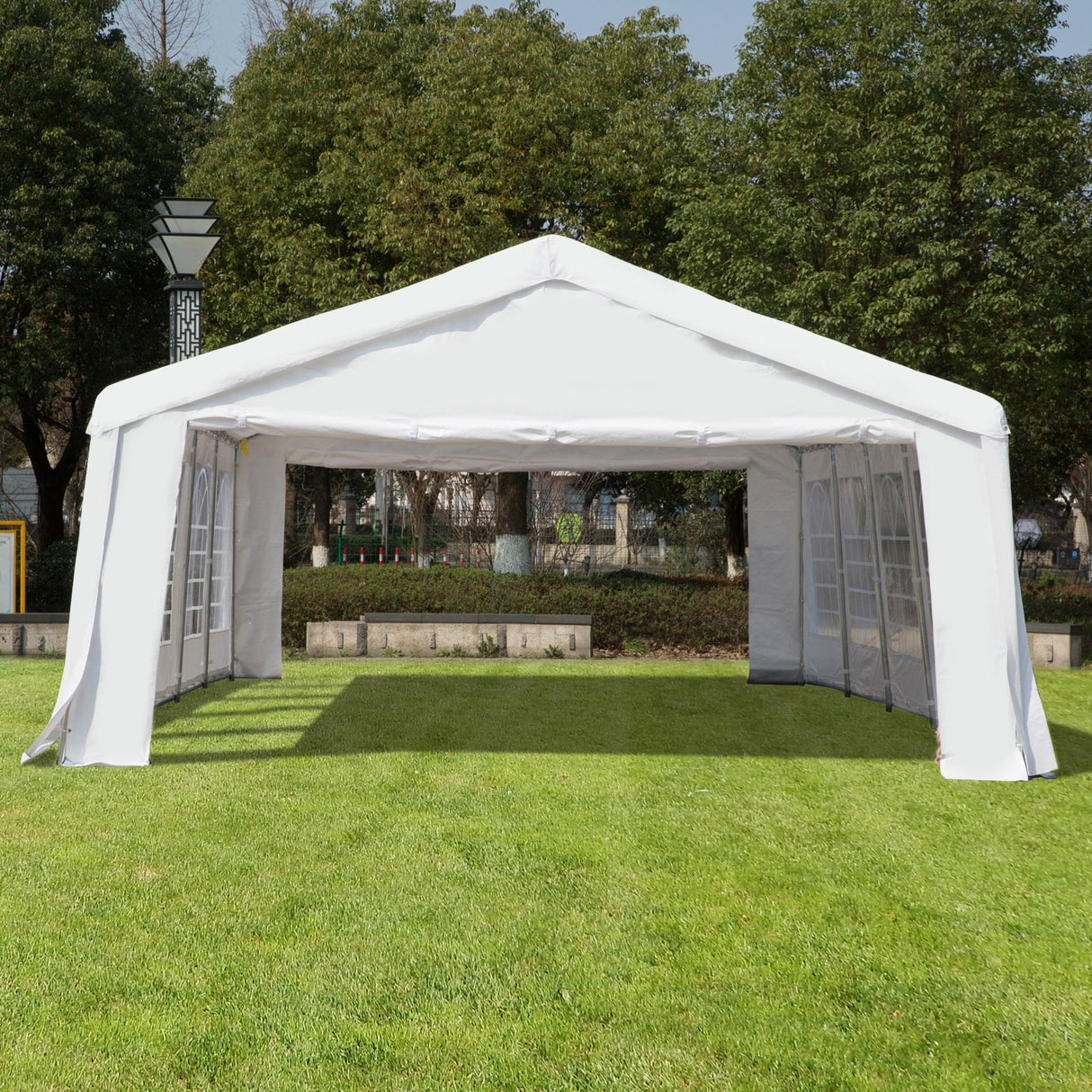 Outsunny 16' x 32' Heavy Duty Party Tent, Large Canopy Tent, Event Tent