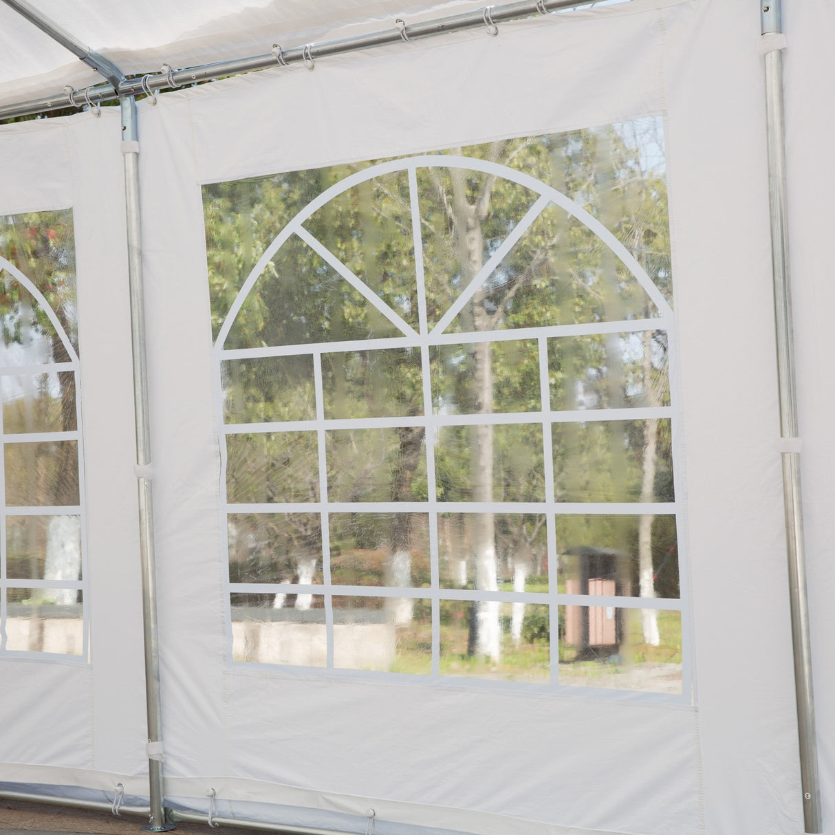 Outsunny 16' x 32' Heavy Duty Party Tent, Large Canopy Tent, Event Tent