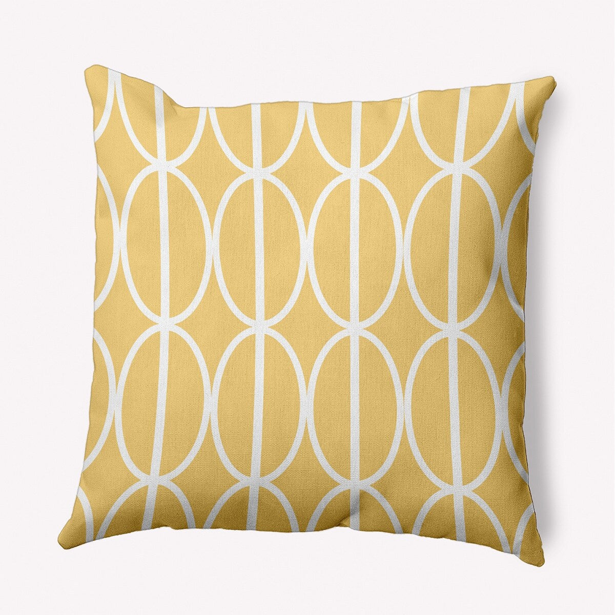 Ovals Go 'Round Indoor/Outdoor Throw Pillow