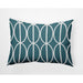 Ovals Go 'Round Indoor/Outdoor Throw Pillow