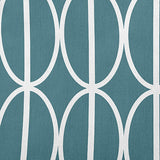 Ovals Go 'Round Indoor/Outdoor Throw Pillow