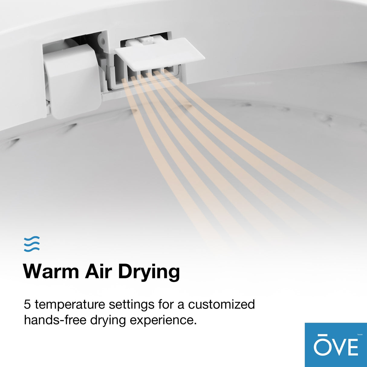 Ove Decors Halo Smart Bidet Soft Close Elongated Toilet with Remote