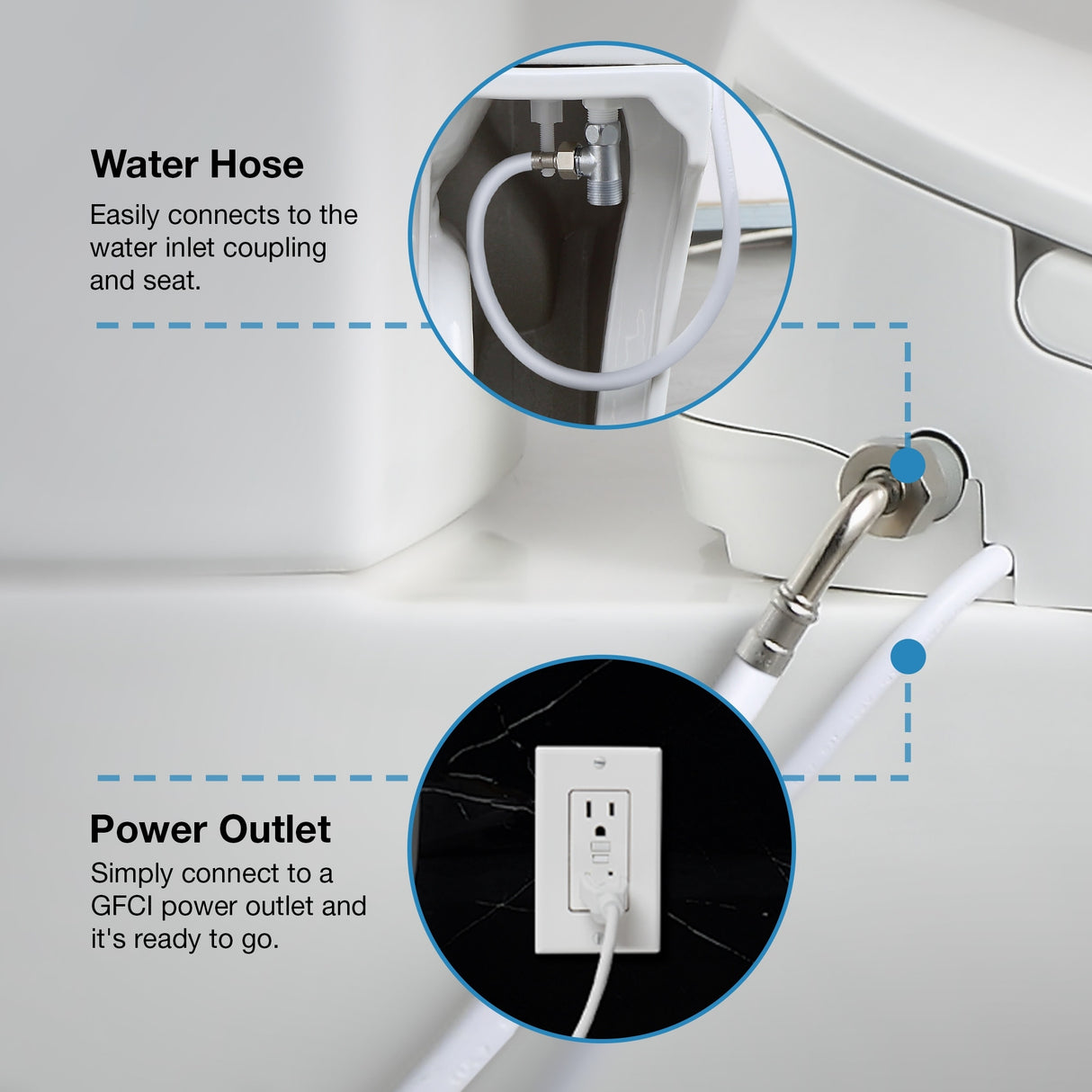 Ove Decors Halo Smart Bidet Soft Close Elongated Toilet with Remote