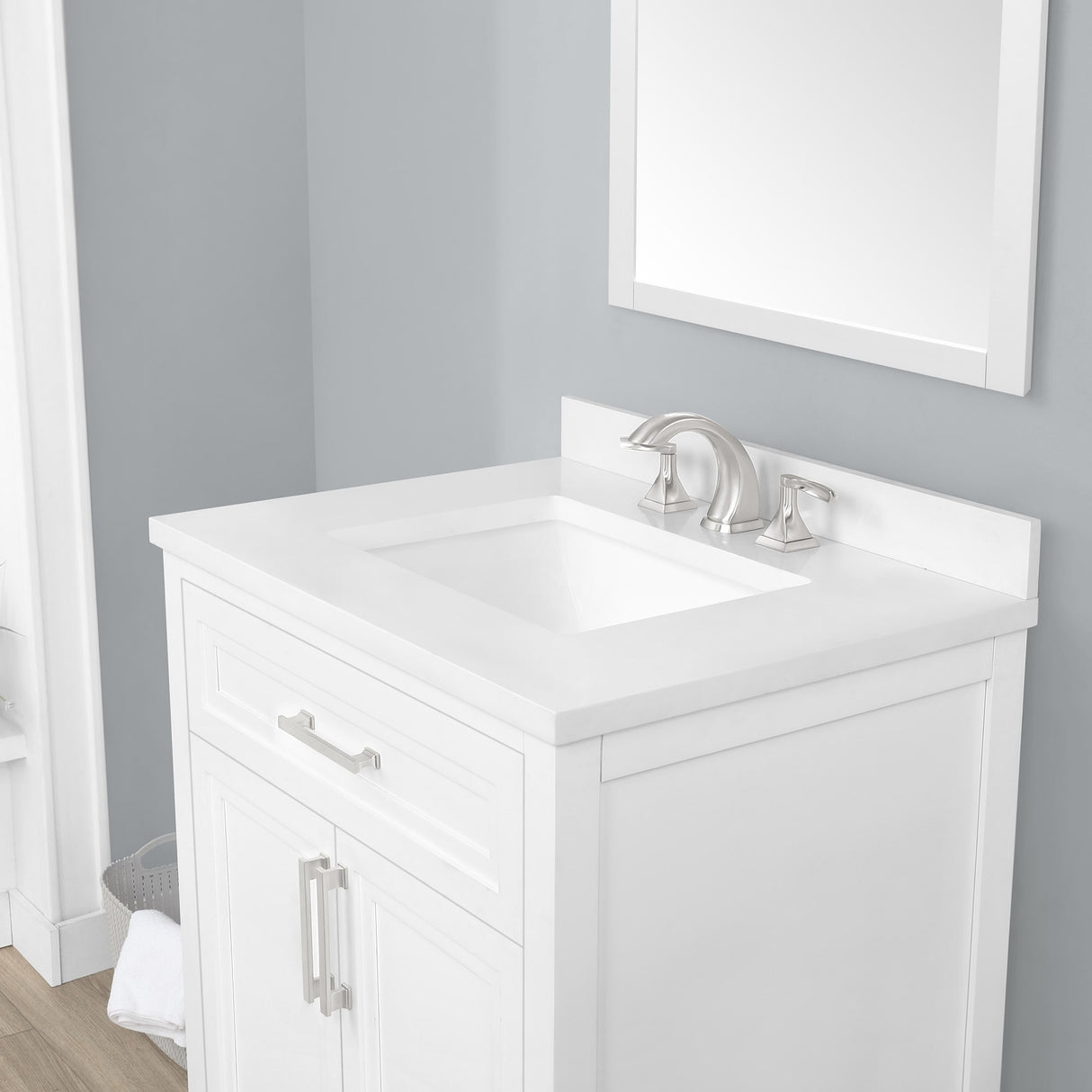 Ove Decors Laney 30 in. Single Sink Bathroom Vanity in White