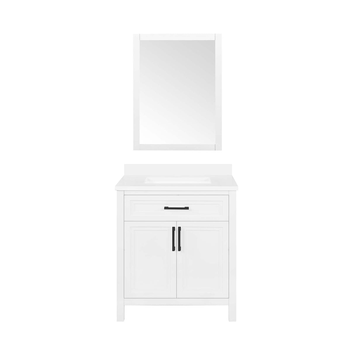 Ove Decors Laney 30 in. Single Sink Bathroom Vanity in White