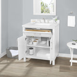 Ove Decors Laney 30 in. Single Sink Bathroom Vanity in White