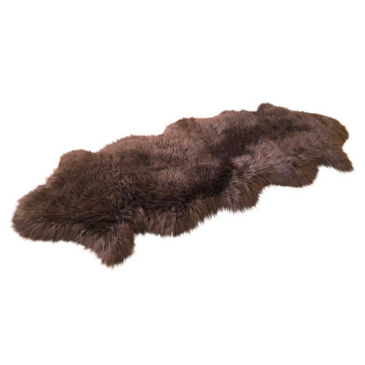 Ovella Home Premium Luxurious Faux Sheepskin 2-Pelt Plush Shag Runner Rug - 2' x 6' - 2' x 6'