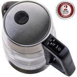 Ovente Electric Kettle 1.8 Liter with 5 Heat Settings, Silver KG660S