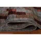 Over-Dyed Gabbeh Kashkoli Area Rug Handmade Wool Carpet - 5'9" x 8'11"