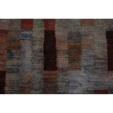 Over-Dyed Gabbeh Kashkoli Area Rug Handmade Wool Carpet - 5'9" x 8'11"