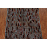 Over-Dyed Gabbeh Kashkoli Area Rug Handmade Wool Carpet - 5'9" x 8'11"