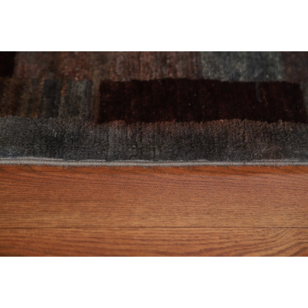 Over-Dyed Gabbeh Kashkoli Area Rug Handmade Wool Carpet - 5'9" x 8'11"