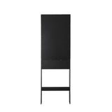 Over The Toilet Storage Cabinet, Farmhouse Storage Cabinet Over Toilet with 2 Barn Door & Toilet Paper Holder Stand