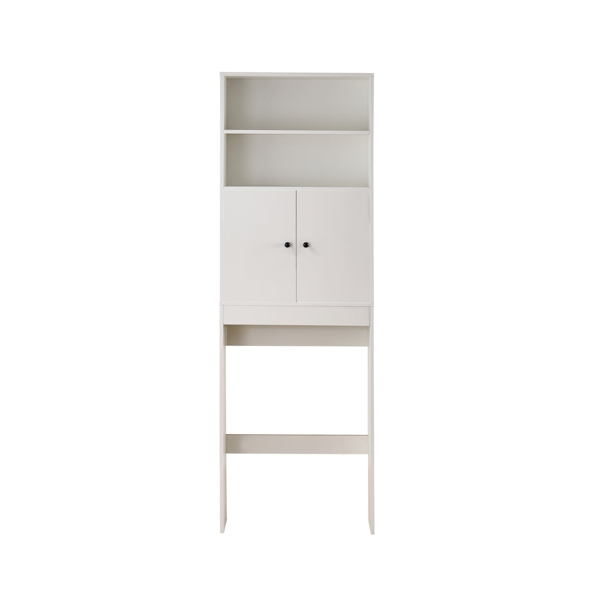 Over The Toilet Storage Cabinet, Farmhouse Storage Cabinet Over Toilet with 2 Barn Door & Toilet Paper Holder Stand