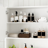 Over The Toilet Storage Cabinet, Toilet Organizer Rack, Bathroom Shelf