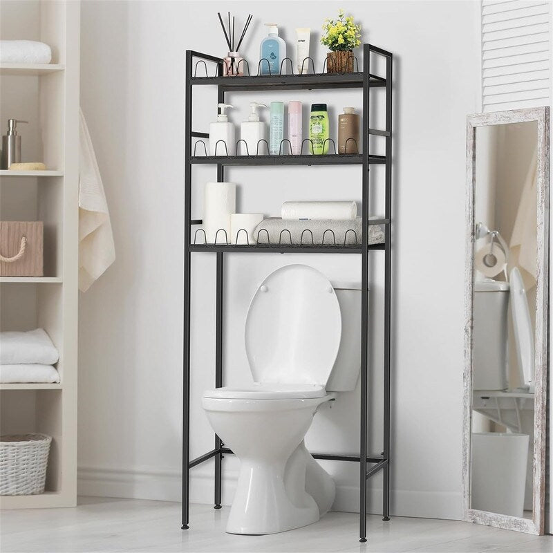 Over The Toilet Storage - 9.8"D x 23.6"W x 65"H