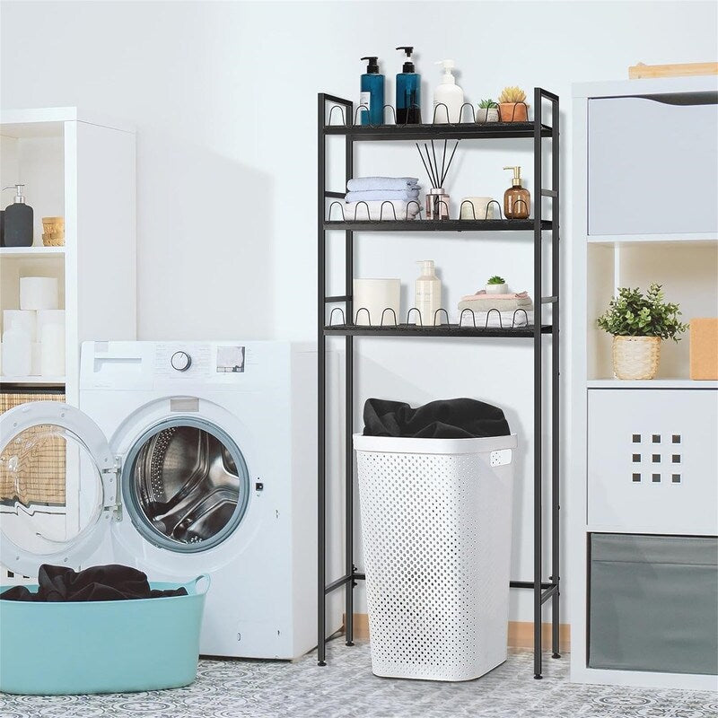 Over The Toilet Storage - 9.8"D x 23.6"W x 65"H