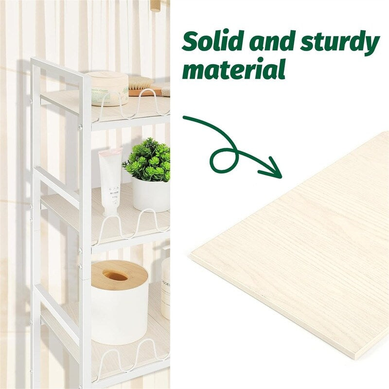 Over The Toilet Storage - 9.8"D x 23.6"W x 65"H