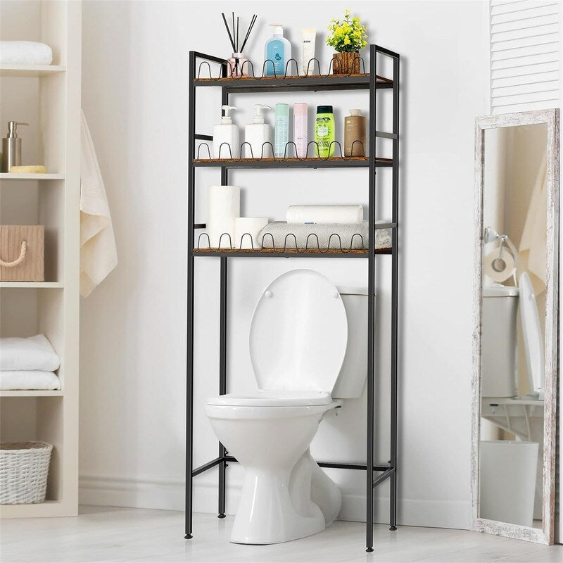 Over The Toilet Storage - 9.8"D x 23.6"W x 65"H