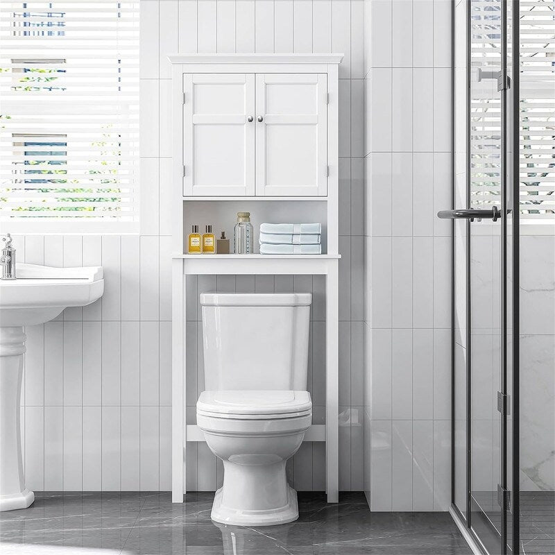 Over The Toilet Storage - 8"D x 26"W x 65"H