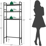 Over The Toilet Storage - 9.8"D x 23.6"W x 65"H