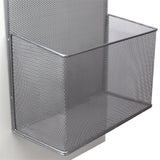 Over the Cabinet Mesh Steel Basket, Silver