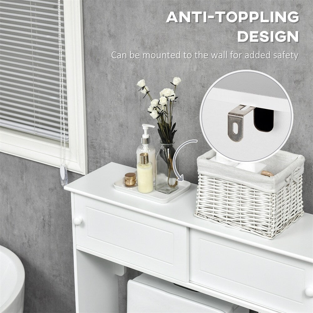Over the Toilet Bathroom Cabinet,Freestanding Bathroom Storage Cabinet