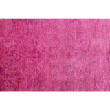 Noori Rug Overdyed Peshawar Bihter Magenta/ Rug - 4'2" x 5'6"
