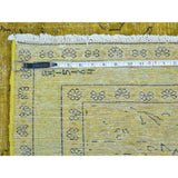 Overdyed Semi Antiqued Tabriz Pure Wool Handmade Rug