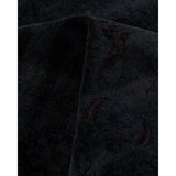 Overdyed, One-of-a-Kind Hand-Knotted Area Rug - Black - 12' 2" x 16' 3"