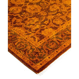 Overdyed, One-of-a-Kind Hand-Knotted Area Rug - Brown - 2' 7" x 15' 10"