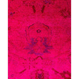 Overdyed, One-of-a-Kind Hand-Knotted Area Rug - Pink - 4' 1" x 5' 10"