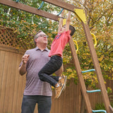 Overlook Challenge Wooden Outdoor Swing Set