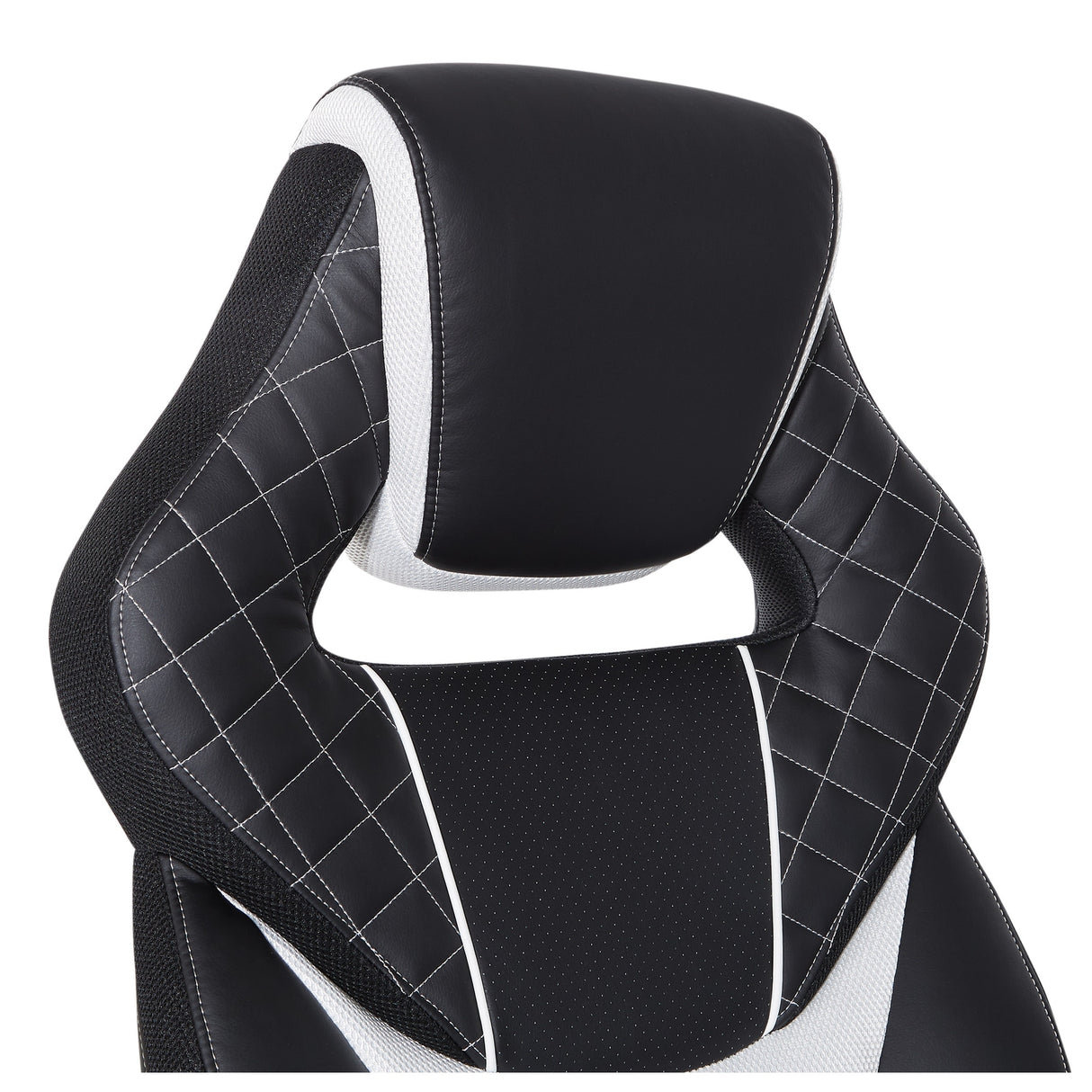 Oversite Gaming Chair in Faux Leather with Color Accents