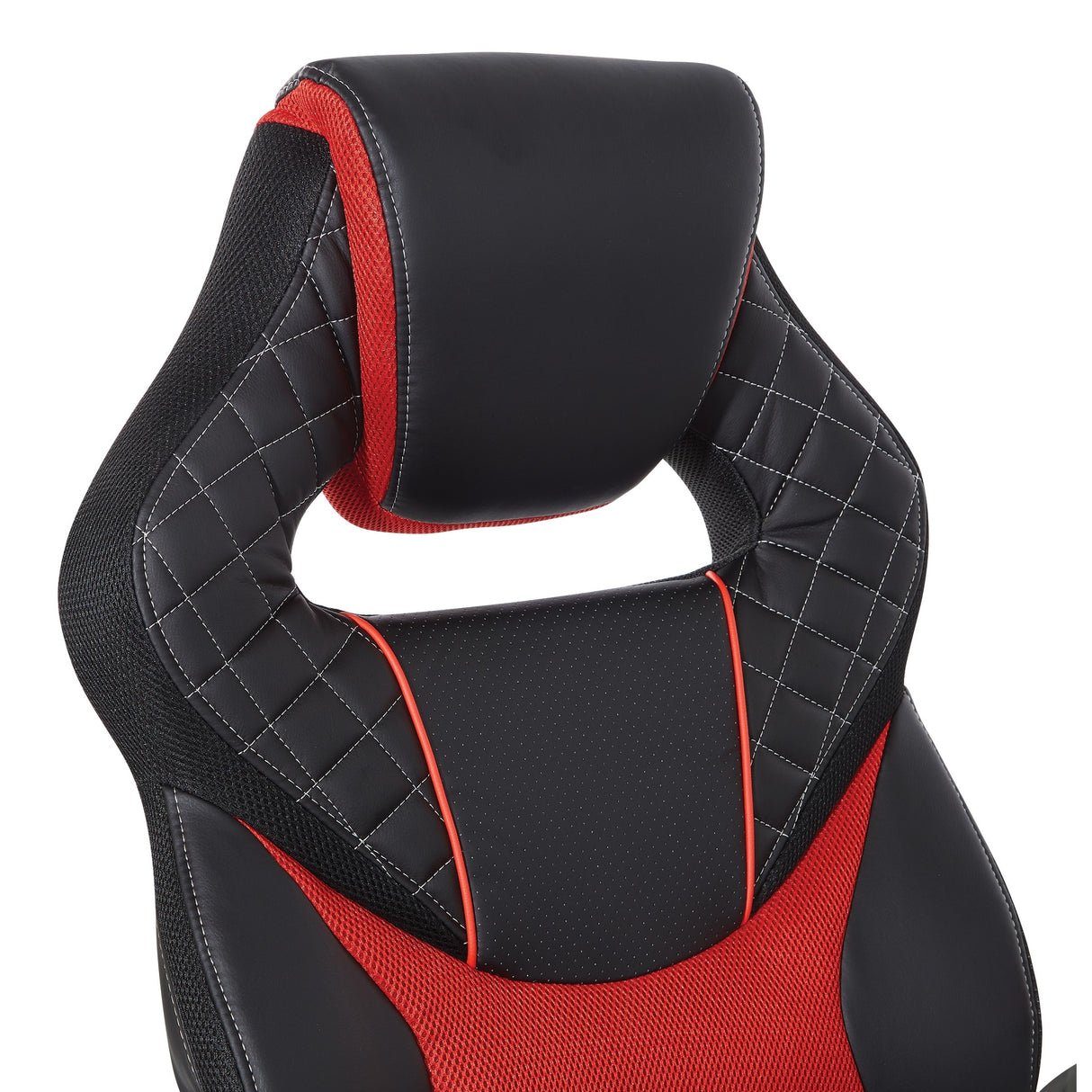 Oversite Gaming Chair in Faux Leather with Color Accents