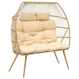 Oversized Double Egg Chair With Stand