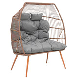 Oversized Double Egg Chair With Stand