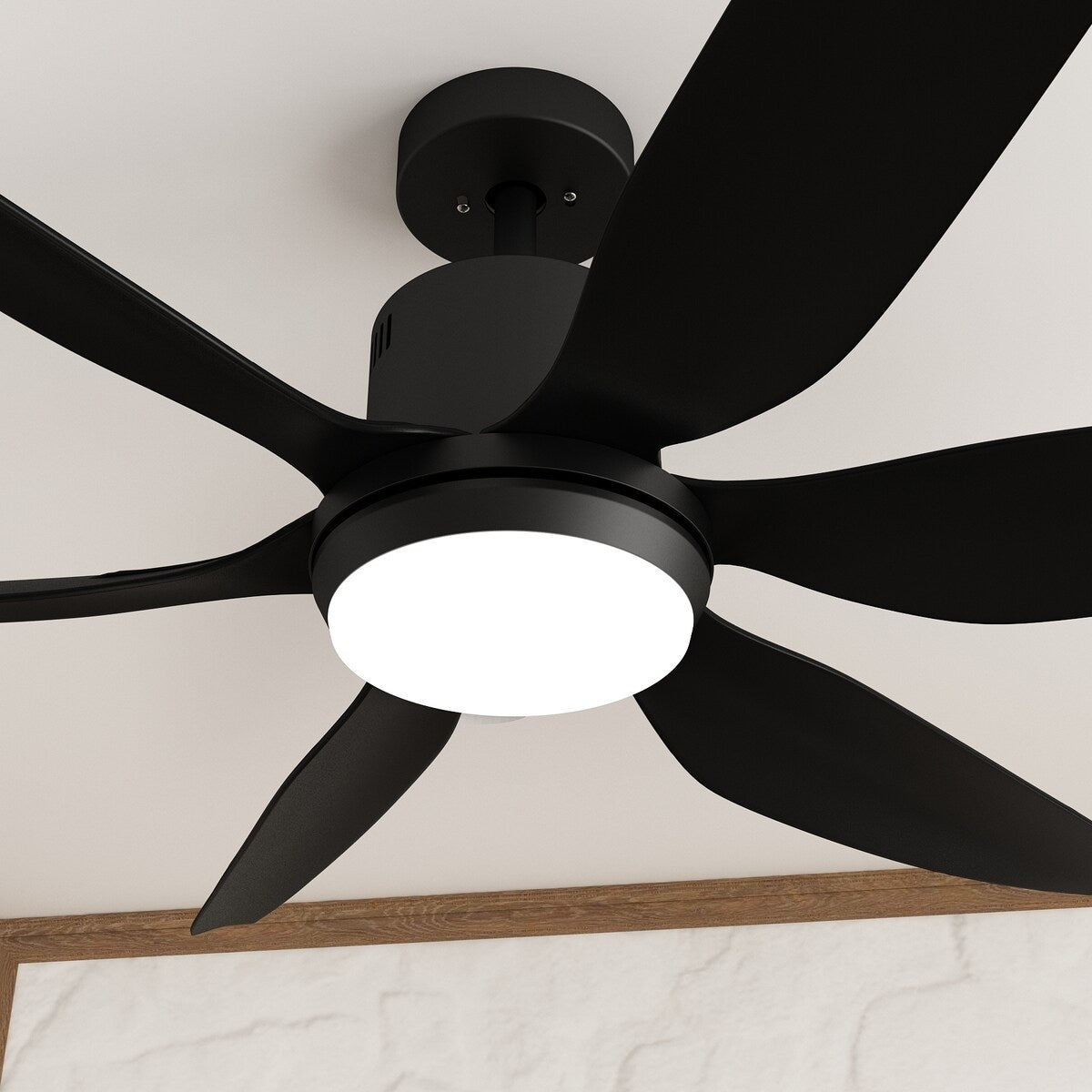 Oversized Lighting Fan 66-Inch Blade Span with Adjustable Light