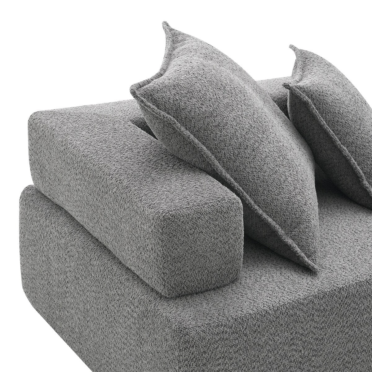 Oversized Modular L Shaped Sectional Sofa Luxury Boucle Floor Couch Set Convertible Sleeper Couch